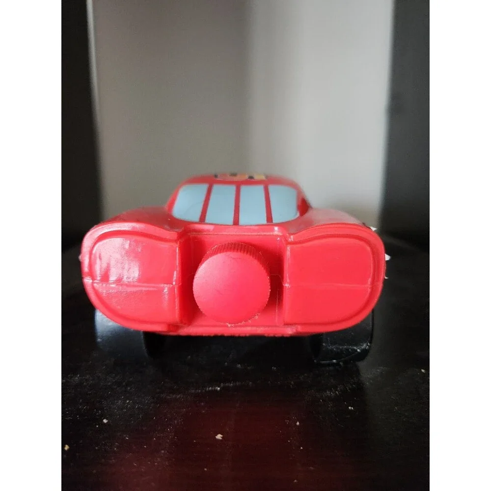 Disney Cars Lightning McQueen Empty Bubble Bath 14 oz Car Shape Refill Bottle